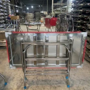 Bàn vuông inox 430 