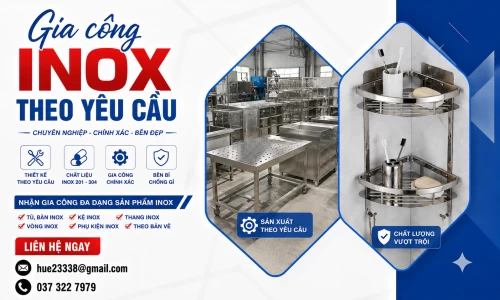 Gia công Inox theo yêu cầu tphcm