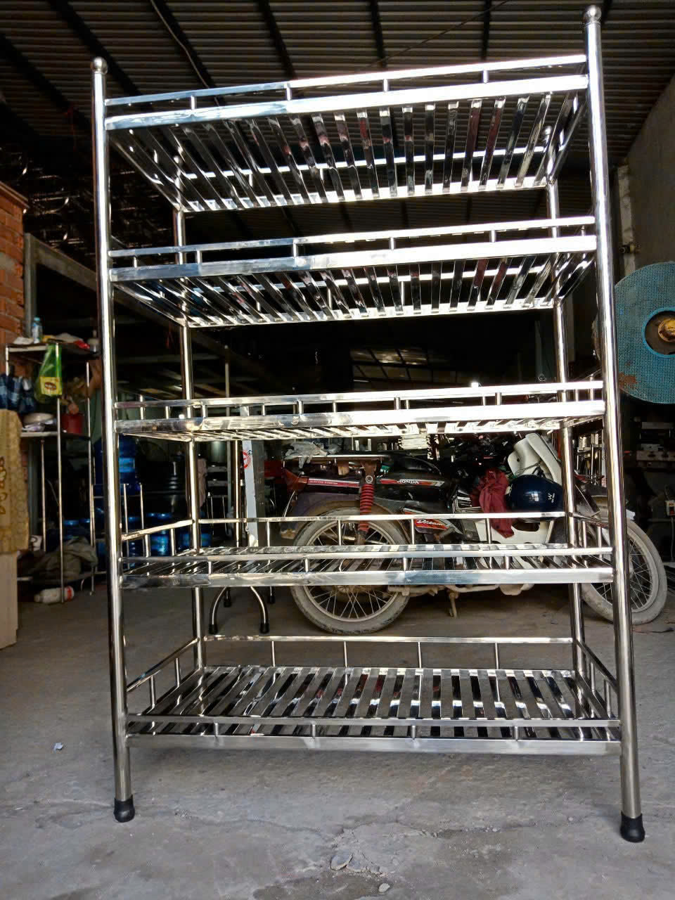 Kệ Chén Inox 3 tầng